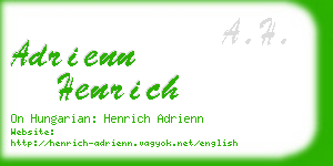 adrienn henrich business card